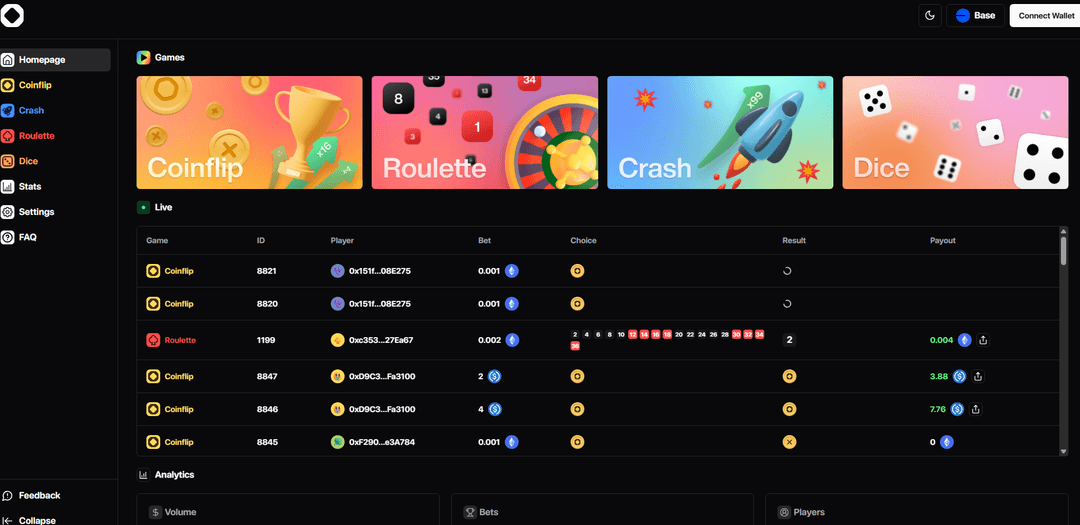Polygon Casino Games