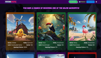 3D NFT Staking and Referral System - Roswelly Rust / smart contract project screenshot
