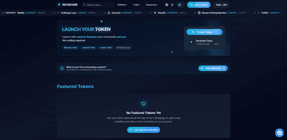 Revshare-DeFi/Tokenomics/Launchpad - Roswelly Rust / smart contract project screenshot